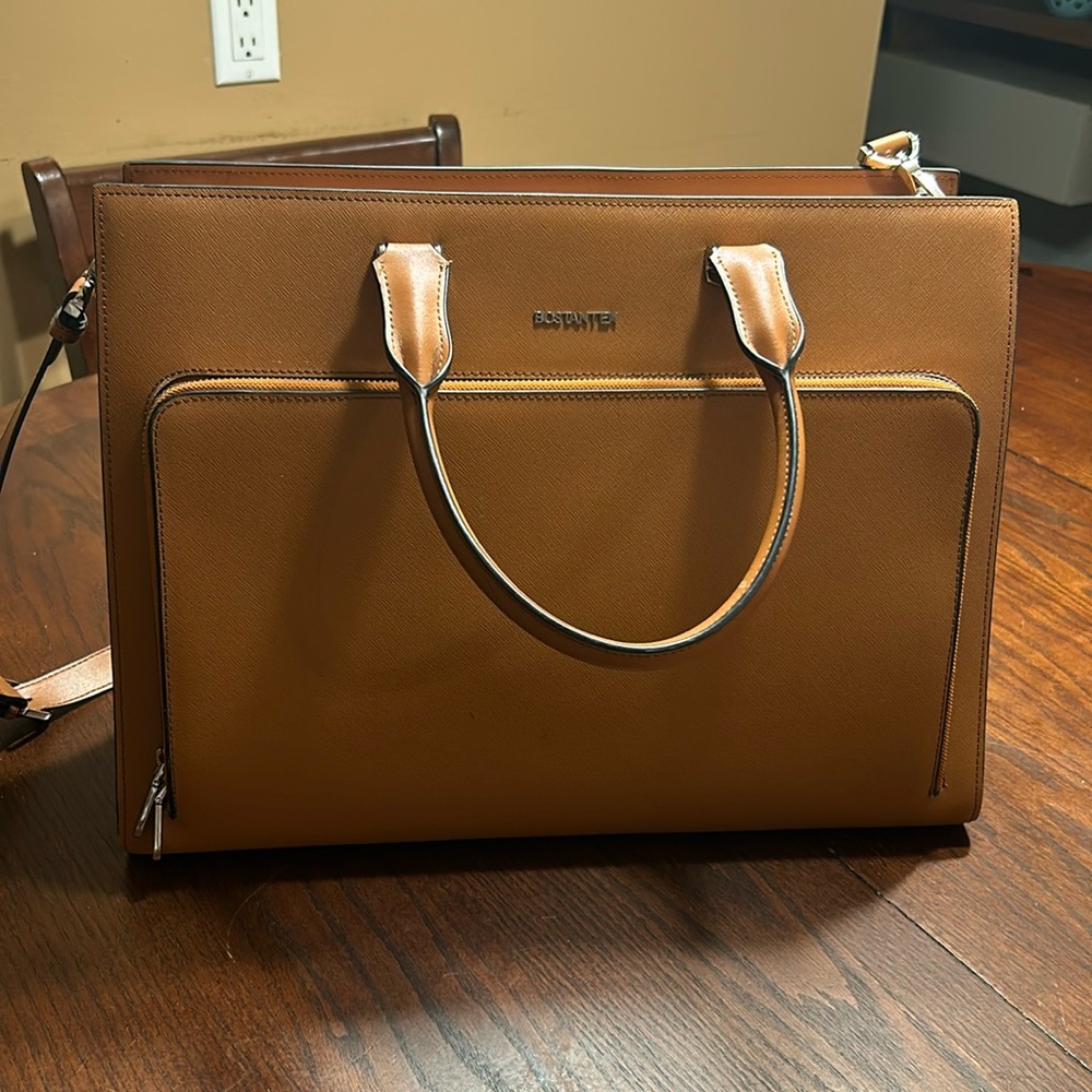 Bostanten Leather Briefcase